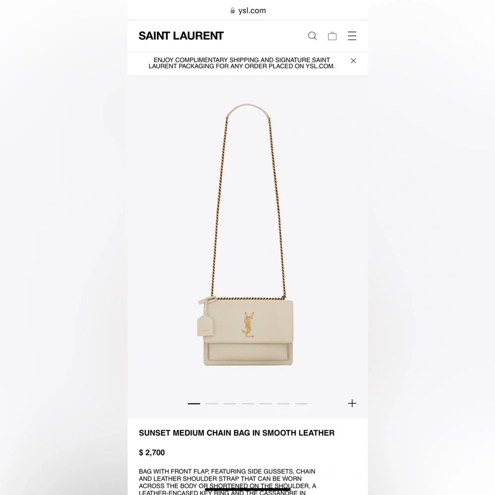 Ysl bag, used but excellent condition - Picture 15 of 16